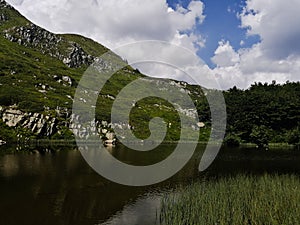 Mountain Lake in Abetone photo