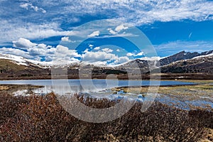 Lake min Front of Mt. Evans and Mt. Bierstadt