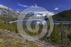 Lake Minnewanka Banff National Park Canadian Rocky Mountains