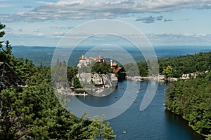 Lake Mohonk in the summer