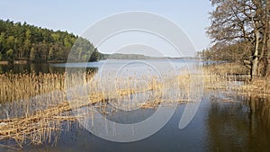 Lake in Moletai, Lithuania.