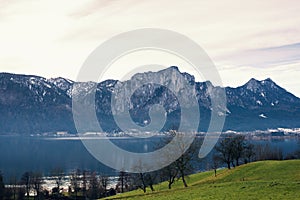 Lake Mondsee , Austria, Upper Austria, lakes, spring