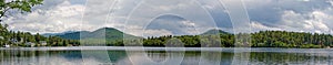 Lake and mountains