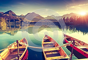 Lake in the mountains