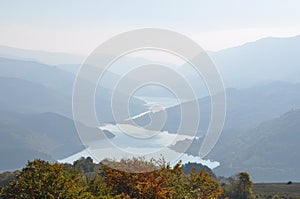 Lake and moutain ,landscape