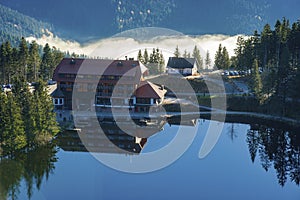 The lake Mummelsee in Seebach