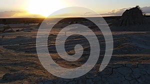 Lake Mungo Australian Outback Desert Landscape Sunset