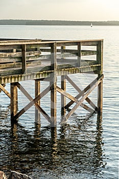 Lake murray south carolina coast near columbia city