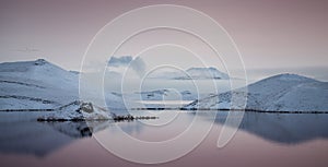 Lake Myvatn in North West Iceland