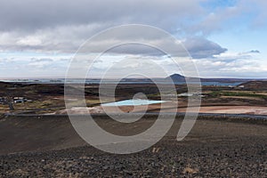 Lake Myvatn from the viewpoint