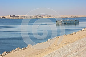Lake Nasser and the Temple of Beit-El-Wali photo
