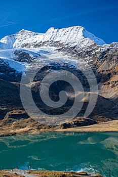 Lake near Berninapass, Switzerland