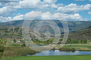 Lake near golf course snowmass colorado