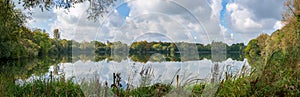 Lake at Neigh Bridge Country Park, The Cotswolds, Gloucestershire, England photo