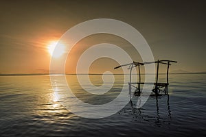 Lake Nicaragua at sunset