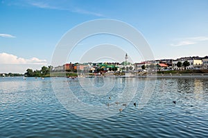 Lake Nizhny Kaban in Kazan