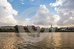 Lake Nizhny Kaban in Kazan