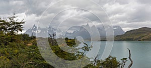 Lake Nordenskjold in Torres del Paine National Park, Chile