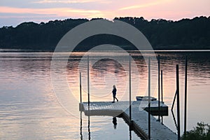 Lake o the Pines sunrise