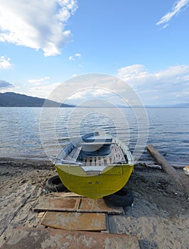 Lake Ohrid, wiew from Pogradeci, Albania