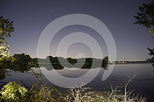 Lake Okoboji at Night photo