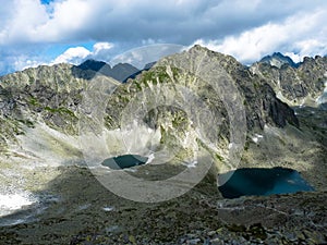 Okrúhle pleso a Capie pleso v Tatrách.