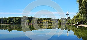 Lake in Olimpia park photo