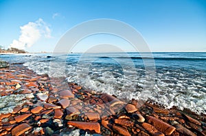 Lake Ontario Beach in Winter