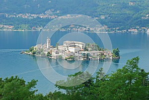 Lake Orta, Italy. San Giulio island