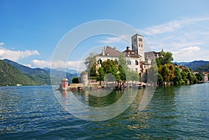 Lake Orta, San Giulio island, Italy