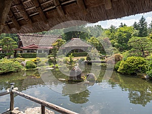 Lake at Oshino Hakkai village, Japan