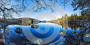 Lake Ossian in Scotland