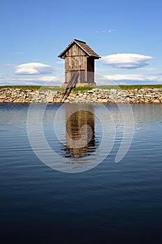 Jezero Ottergrund v Banské Štiavnici