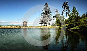 Lake Ottergrund in Banska Stiavnica, Slovakia