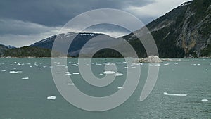 Lake in Patagonia near the glacier