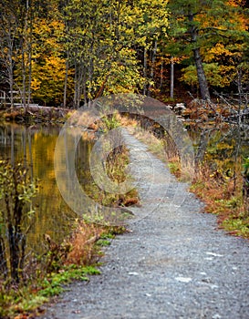 Lake Path at Steele Creek Park in Bristol Tennessee photo