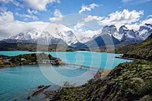 Lake Pehoe - Chilean Patagonia photo