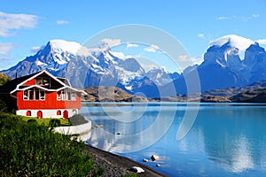 Lake Pehoe, Torres Del Paine National Park, Patagonia, Chile