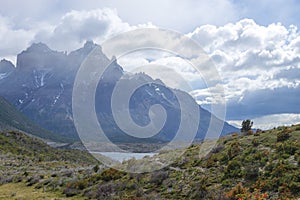 Lake Pehoe view, Torres del Paine, Chile