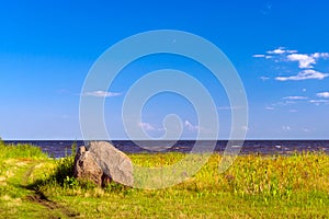 Lake Peipsi in Estonia