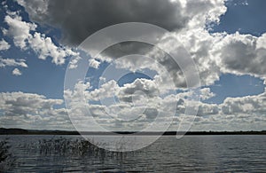 Lake Peten Itza in Guatemala, department of El Peten, Maya biosphere, Central America