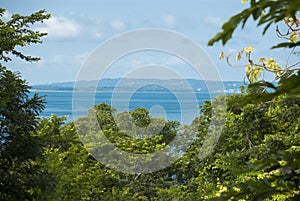 Lake Peten Itza in Guatemala, department of El Peten, Maya biosphere, Central America