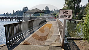 Lake pier