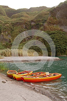 Lake Pinatubo in Zambales, Philippines