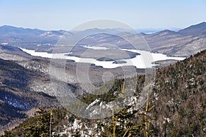 Lake Placid and Little Whiteface Mountain, NY, USA