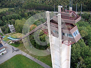 Lake Placid Ski Jumps in Summer photo