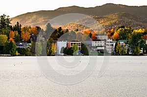 Lake Placid at Sunset in Autumn