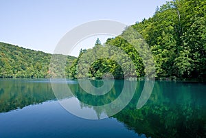 Lake at Plitvice national park