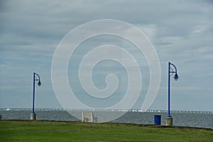 Lake Pontchartrain in New Orleans, Louisiana