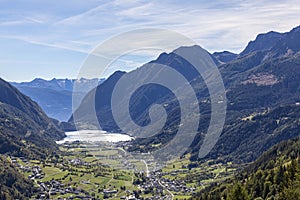 Lake Poschiavo Graubunden Canton Switzerland